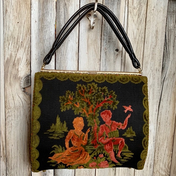 Vintage Handbags - Vintage Tapestry Bag
